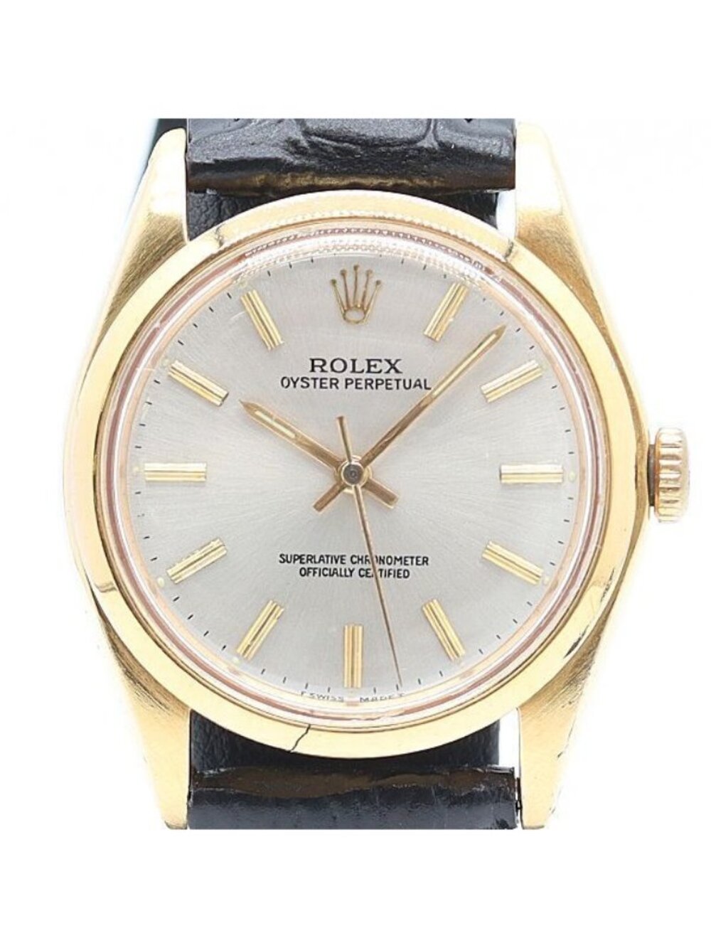 Rolex Oyster Perpetual Automatic Silver Dial Watch